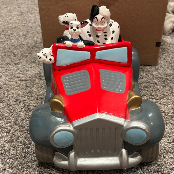 Disney Dalmatian Ceramic Car - Red and Gray - Picture 2 of 9